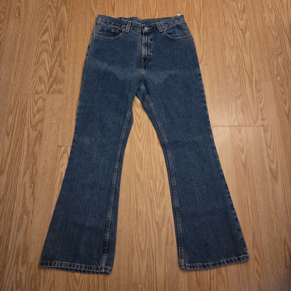 VTG Levis 517 Jeans Junior 14.5 Boot Cut Low Rise Denim 90s (29x28)
